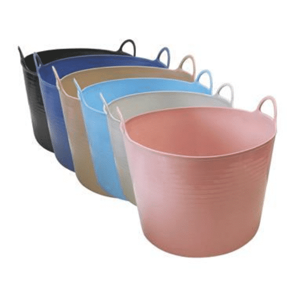 Ezy Storage 42L Assorted Colour Flexi Storage Tubs - Bunnings