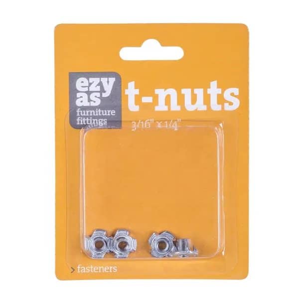 Trio Ezyas TNuts 1/4" x 3/16" 4 Pack Glynde Mitre 10