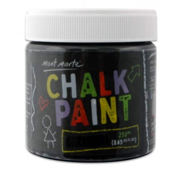 Chalkboard Paint Black 25Montmarte   Mont Marte Chalk Paint 250ml Black 2 