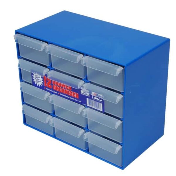 ORGANISER 12  DRAWER PLASTIC FISCHER - Image 1