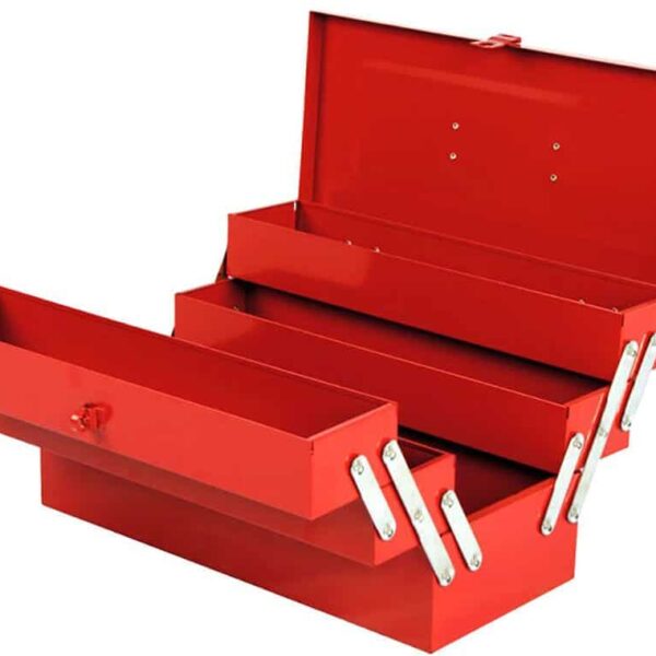 TOOLBOX 5 TRAY CANT RED TB500 - Image 1