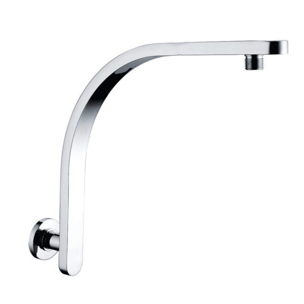 SHOWER ARM CHR SWAN NECK 300MM REC ROUND - Image 1