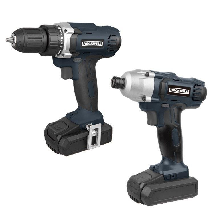 DRILL DRIVER C LESS 18V IMPACT DRIVER RD1866K2 ROCKWELL