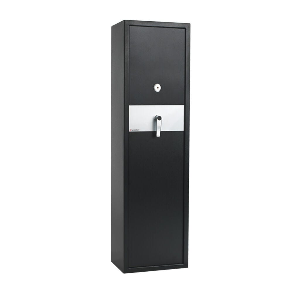 Safe Gun Holds 6 Guns Key 3mm Door 2mm Housing Safewell