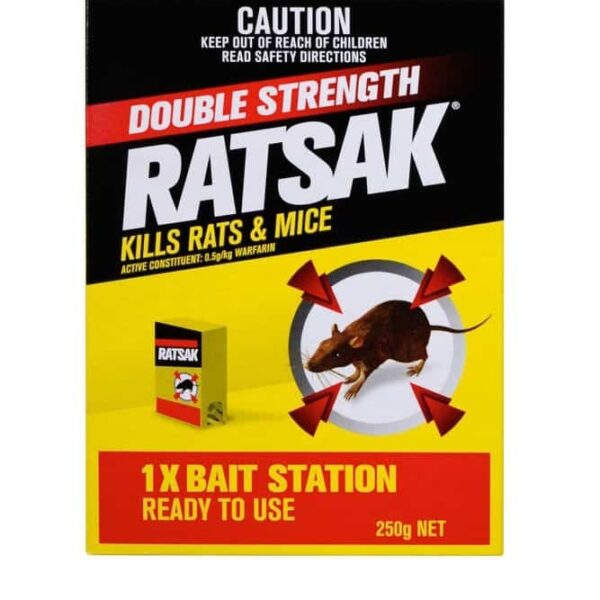 RATSAK PESTICIDE DOUBLE STRENGTH 250G - Image 1