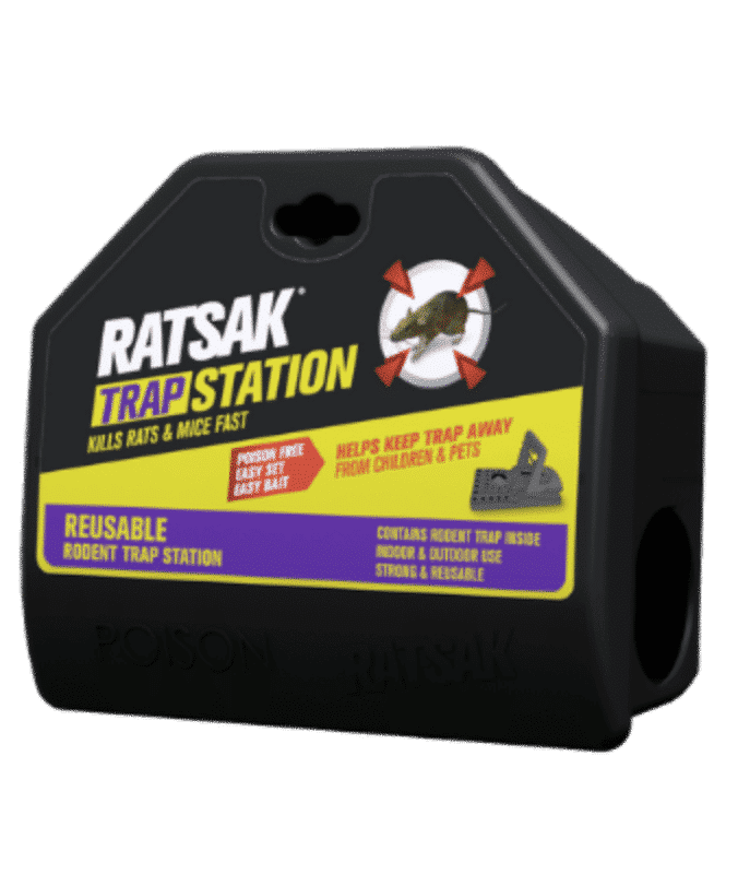 RATSAK 3 pack Clean Kill Mouse Trap